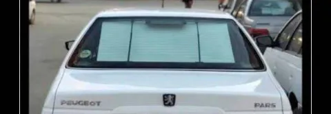 پرده عقب elx  رنگ سفید